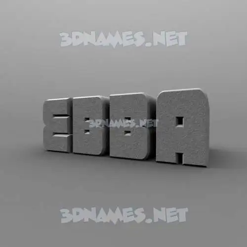 ebba in Solid Grey style - 3D name wallpaper ebba in Solid Grey style - 3D name wallpaper