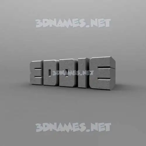eddie in Solid Grey style - 3D name wallpaper