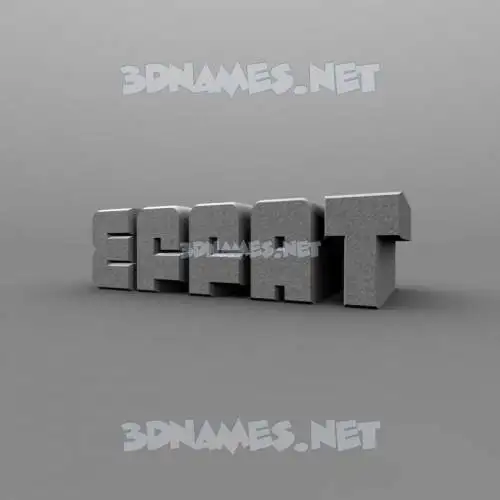effat in Solid Grey style - 3D name wallpaper effat in Solid Grey style - 3D name wallpaper