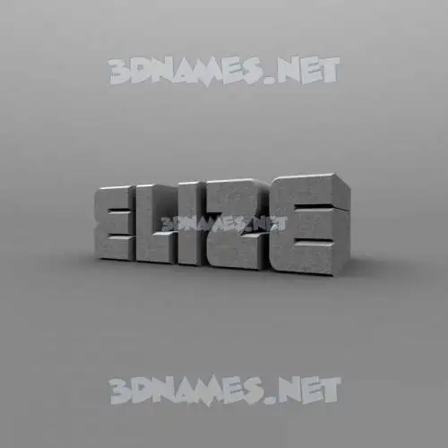 elize in Solid Grey style - 3D name wallpaper elize in Solid Grey style - 3D name wallpaper