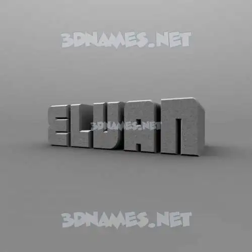 elvan in Solid Grey style - 3D name wallpaper elvan in Solid Grey style - 3D name wallpaper