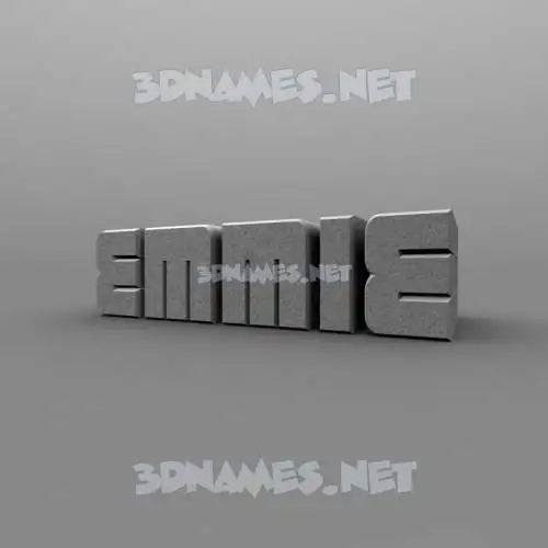 emmie in Solid Grey style - 3D name wallpaper emmie in Solid Grey style - 3D name wallpaper