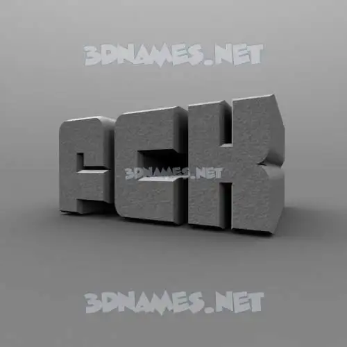 fck in Solid Grey style - 3D name wallpaper