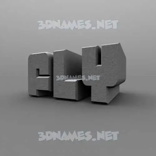 fly in Solid Grey style - 3D name wallpaper