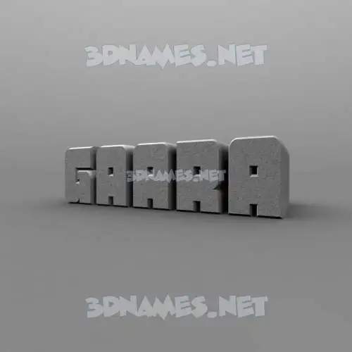 gaara in Solid Grey style - 3D name wallpaper gaara in Solid Grey style - 3D name wallpaper