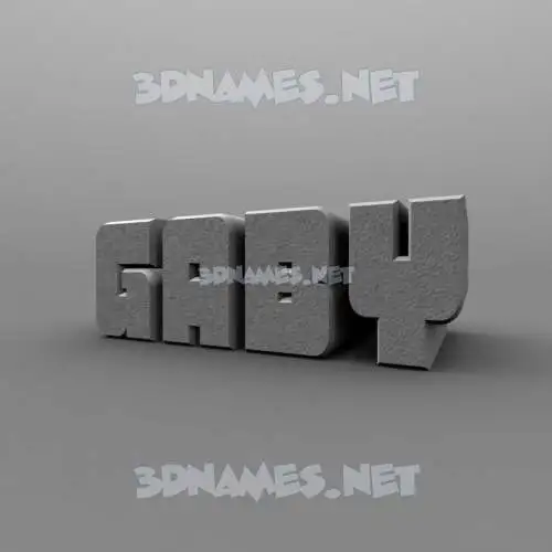 gaby in Solid Grey style - 3D name wallpaper gaby in Solid Grey style - 3D name wallpaper
