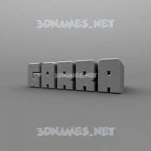 garra in Solid Grey style - 3D name wallpaper garra in Solid Grey style - 3D name wallpaper