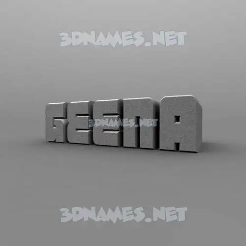 geena in Solid Grey style - 3D name wallpaper geena in Solid Grey style - 3D name wallpaper