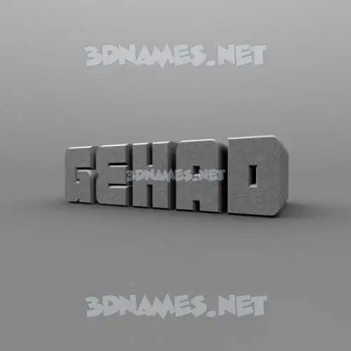 gehad in Solid Grey style - 3D name wallpaper gehad in Solid Grey style - 3D name wallpaper