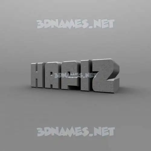 hafiz in Solid Grey style - 3D name wallpaper hafiz in Solid Grey style - 3D name wallpaper