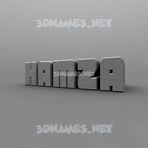 hamza in Solid Grey style - 3D name wallpaper hamza in Solid Grey style - 3D name wallpaper