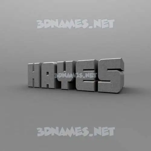 hayes in Solid Grey style - 3D name wallpaper hayes in Solid Grey style - 3D name wallpaper