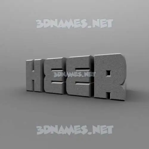 heer in Solid Grey style - 3D name wallpaper heer in Solid Grey style - 3D name wallpaper