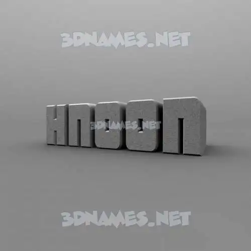 hnoon in Solid Grey style - 3D name wallpaper hnoon in Solid Grey style - 3D name wallpaper