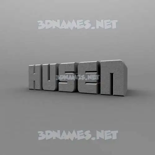 husen in Solid Grey style - 3D name wallpaper husen in Solid Grey style - 3D name wallpaper