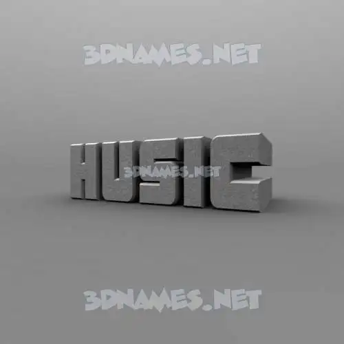 husic in Solid Grey style - 3D name wallpaper husic in Solid Grey style - 3D name wallpaper