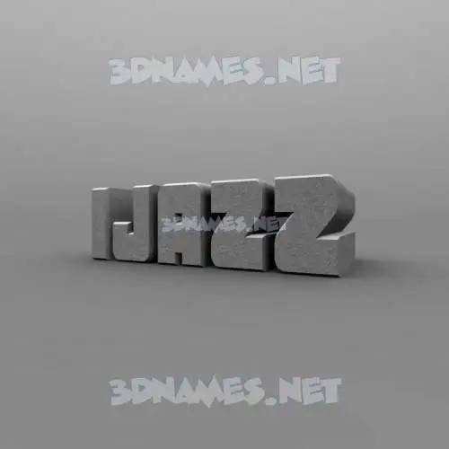 ijazz in Solid Grey style - 3D name wallpaper