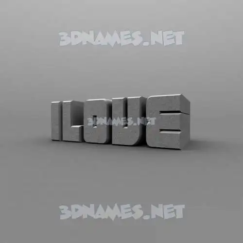 ilove in Solid Grey style - 3D name wallpaper ilove in Solid Grey style - 3D name wallpaper