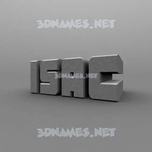 isac in Solid Grey style - 3D name wallpaper isac in Solid Grey style - 3D name wallpaper