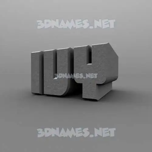ivy in Solid Grey style - 3D name wallpaper