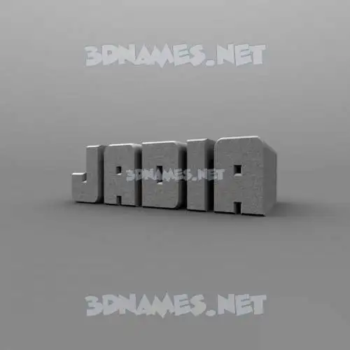 jadia in Solid Grey style - 3D name wallpaper jadia in Solid Grey style - 3D name wallpaper