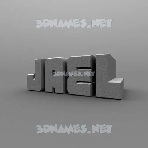 jael in Solid Grey style - 3D name wallpaper jael in Solid Grey style - 3D name wallpaper