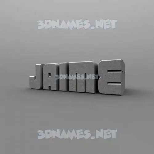 jaime in Solid Grey style - 3D name wallpaper jaime in Solid Grey style - 3D name wallpaper