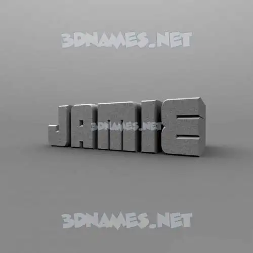 jamie in Solid Grey style - 3D name wallpaper jamie in Solid Grey style - 3D name wallpaper