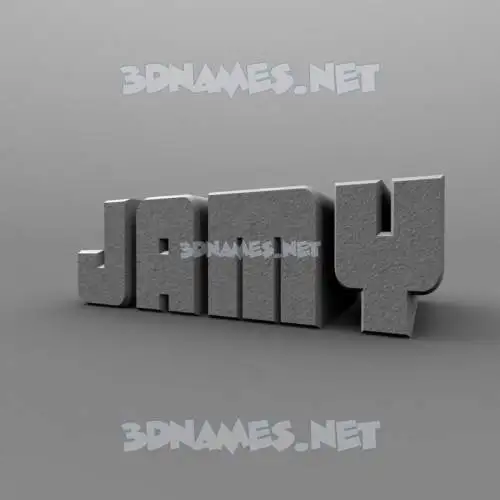 jamy in Solid Grey style - 3D name wallpaper jamy in Solid Grey style - 3D name wallpaper