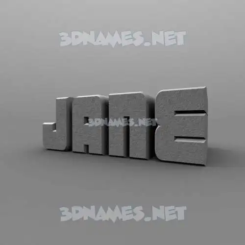 jane in Solid Grey style - 3D name wallpaper jane in Solid Grey style - 3D name wallpaper