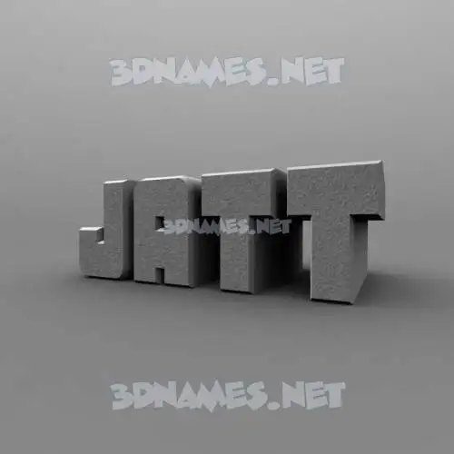 jatt in Solid Grey style - 3D name wallpaper jatt in Solid Grey style - 3D name wallpaper