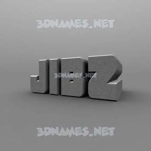 jibz in Solid Grey style - 3D name wallpaper jibz in Solid Grey style - 3D name wallpaper