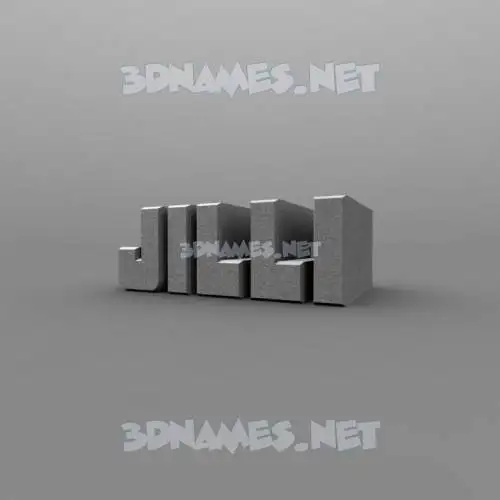 jilli in Solid Grey style - 3D name wallpaper jilli in Solid Grey style - 3D name wallpaper