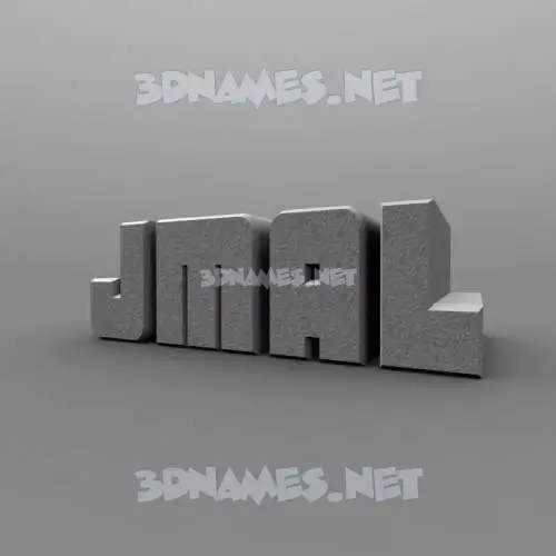 jmal in Solid Grey style - 3D name wallpaper jmal in Solid Grey style - 3D name wallpaper