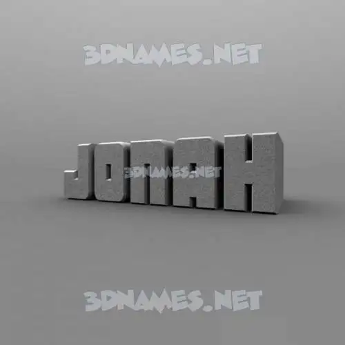 jonah in Solid Grey style - 3D name wallpaper jonah in Solid Grey style - 3D name wallpaper