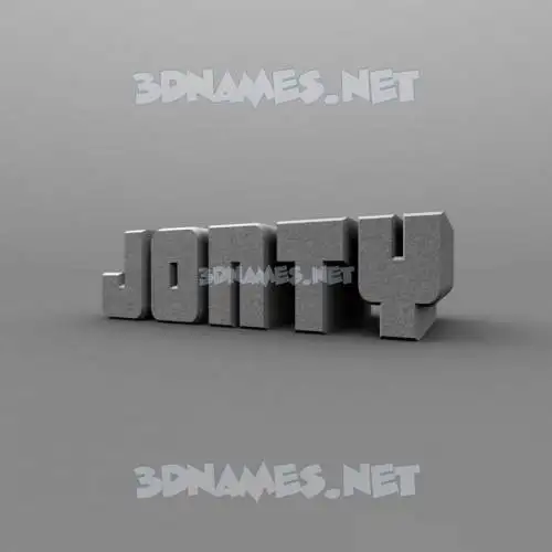 jonty in Solid Grey style - 3D name wallpaper jonty in Solid Grey style - 3D name wallpaper