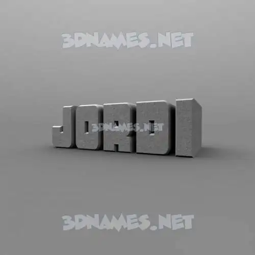 jordi in Solid Grey style - 3D name wallpaper jordi in Solid Grey style - 3D name wallpaper