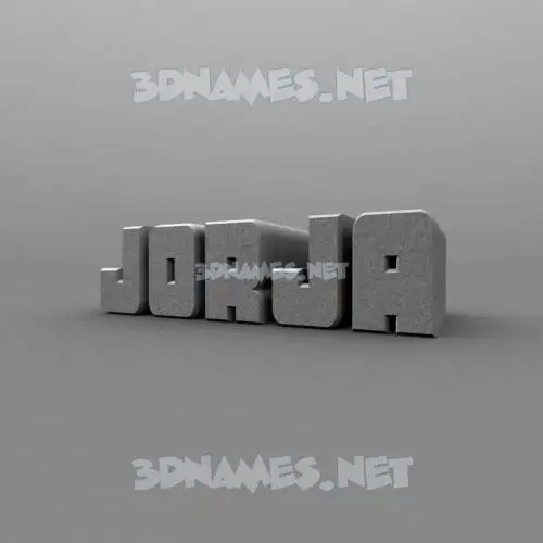 jorja in Solid Grey style - 3D name wallpaper jorja in Solid Grey style - 3D name wallpaper
