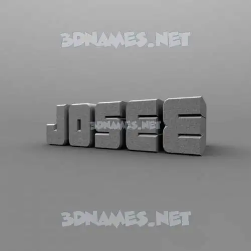 josee in Solid Grey style - 3D name wallpaper