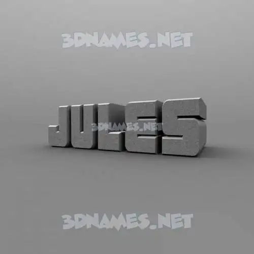 jules in Solid Grey style - 3D name wallpaper jules in Solid Grey style - 3D name wallpaper