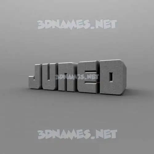 juned in Solid Grey style - 3D name wallpaper