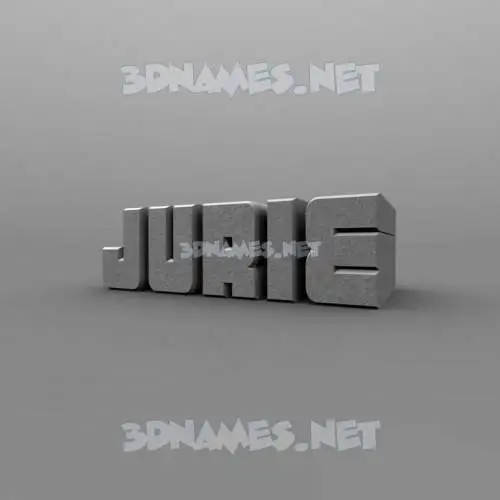 jurie in Solid Grey style - 3D name wallpaper