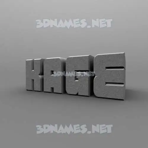 kage in Solid Grey style - 3D name wallpaper kage in Solid Grey style - 3D name wallpaper