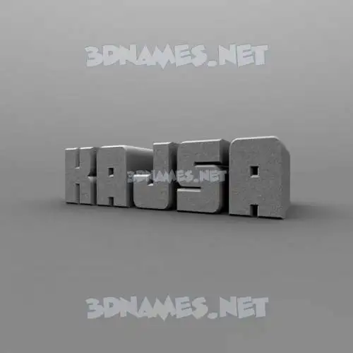 kajsa in Solid Grey style - 3D name wallpaper kajsa in Solid Grey style - 3D name wallpaper