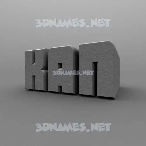 kan in Solid Grey style - 3D name wallpaper