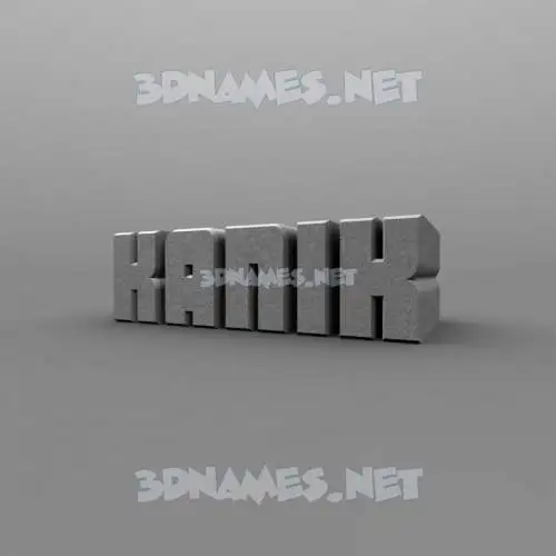 kanik in Solid Grey style - 3D name wallpaper kanik in Solid Grey style - 3D name wallpaper