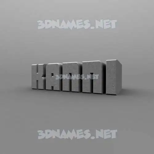 kanni in Solid Grey style - 3D name wallpaper kanni in Solid Grey style - 3D name wallpaper