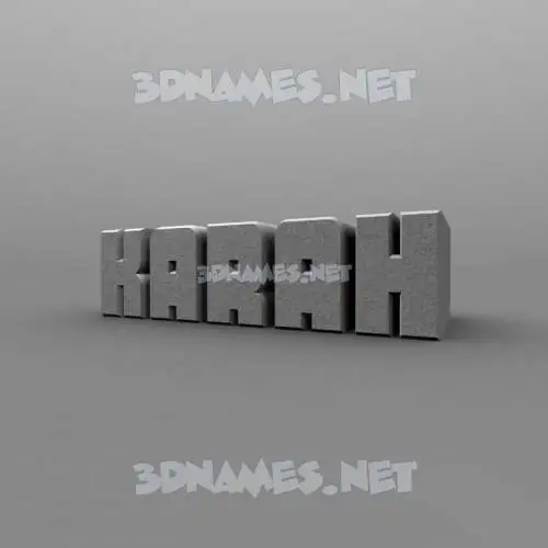 karah in Solid Grey style - 3D name wallpaper karah in Solid Grey style - 3D name wallpaper