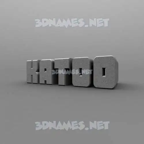 katoo in Solid Grey style - 3D name wallpaper katoo in Solid Grey style - 3D name wallpaper