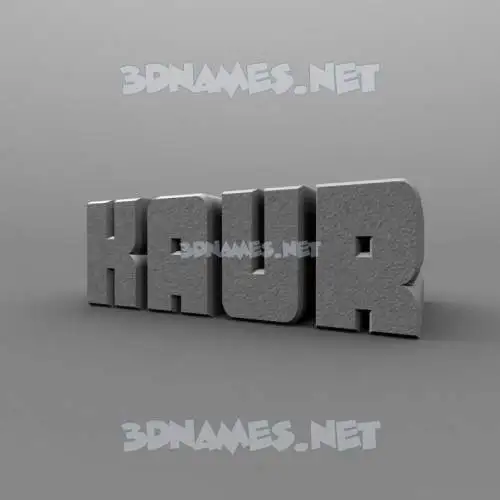 kaur in Solid Grey style - 3D name wallpaper kaur in Solid Grey style - 3D name wallpaper
